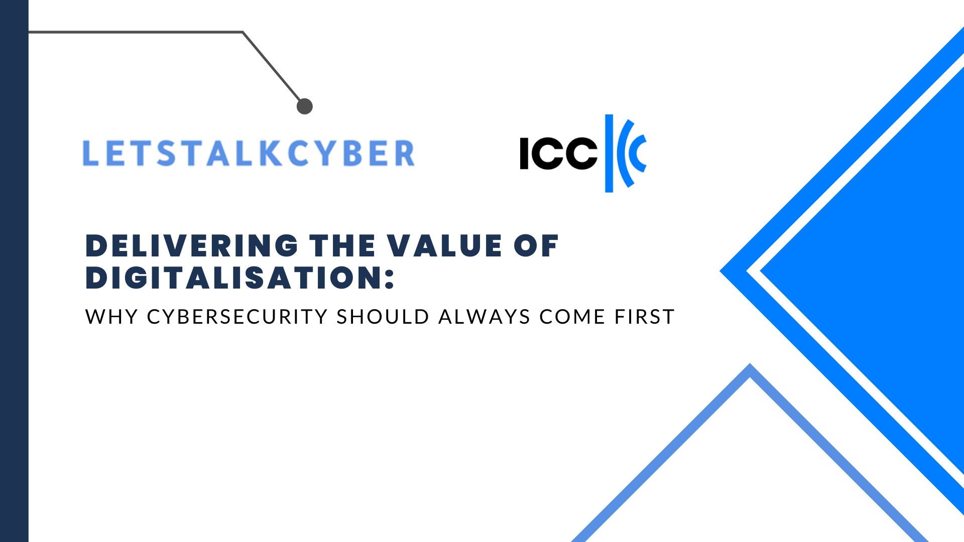 Lets talk cyber and icc event slide
